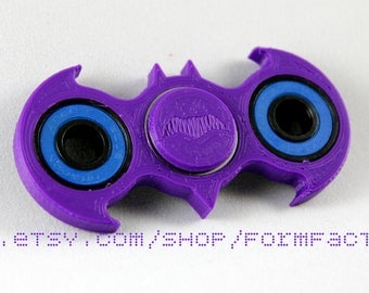 Best Fidget Spinner Toy! Batman Fidget Toy Spinner Fidget Hand Spinner with Ceramic Bearings. Spinner Fidget in Purple & Custom Colors.