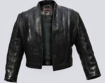 Bike(r) Jacket - Non-leather, Recycled Rubber, Vegan