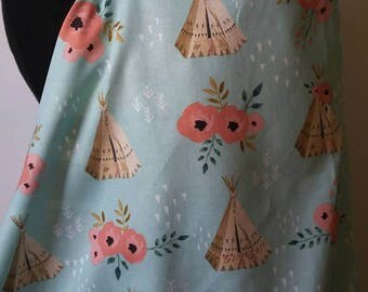 Nursing Cover, Breastfeeding Feeding Cover up, Nursing cover up, Tee Pee Roses