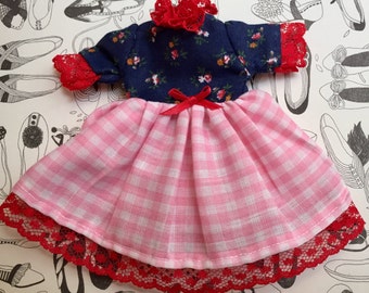 SALE OOAK Lovelace vintage dress for blythe