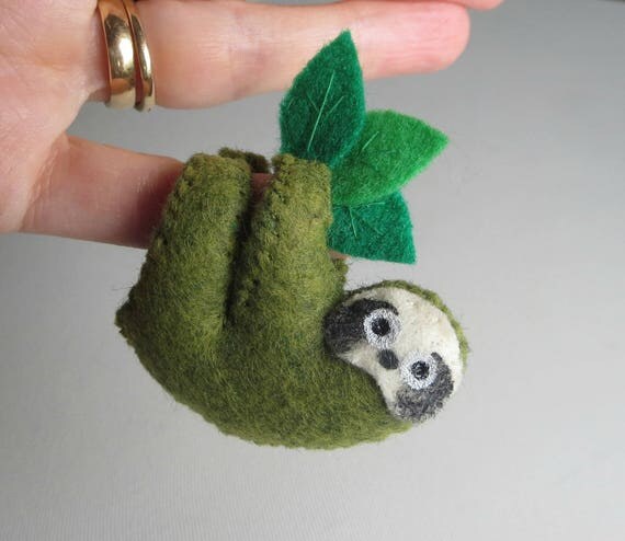 green sloth stuffed animal