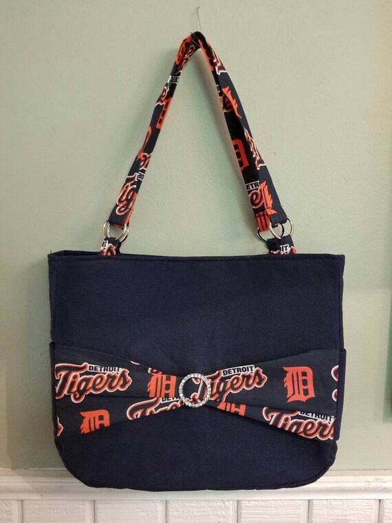 Detroit Tiger Themed Tote Bag Purse