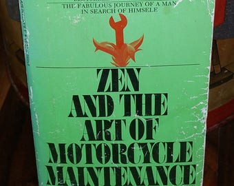 Zen And The Art Of Motorcycle Maintenance by Robert M. Pirsig Vintage Paperback Book