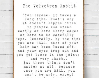 The Velveteen Rabbit Art Print