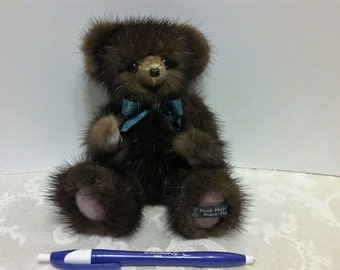 real mink teddy bears