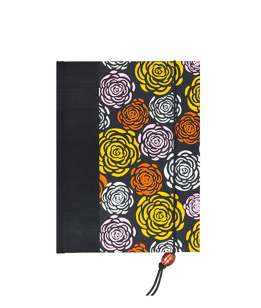 Address Book Medium FLOWER GARDEN by WolfiesBindery on Etsy