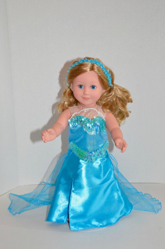 elsa costume for 18 inch doll