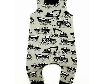 Tractors Footed Romper Baby Bundle