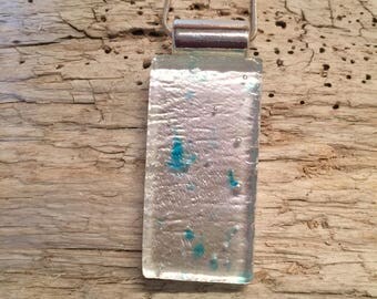 Dichroic glass jewelry, Dichroic glass, Dichroic Glass Pendant, Fused Glass Jewelry, handmade dichroic glass, glass pendant, glass