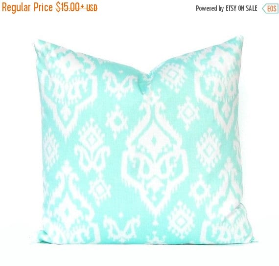 15 Off Sale Mint Green Pillow Cover by CompanyTwentySix on Etsy