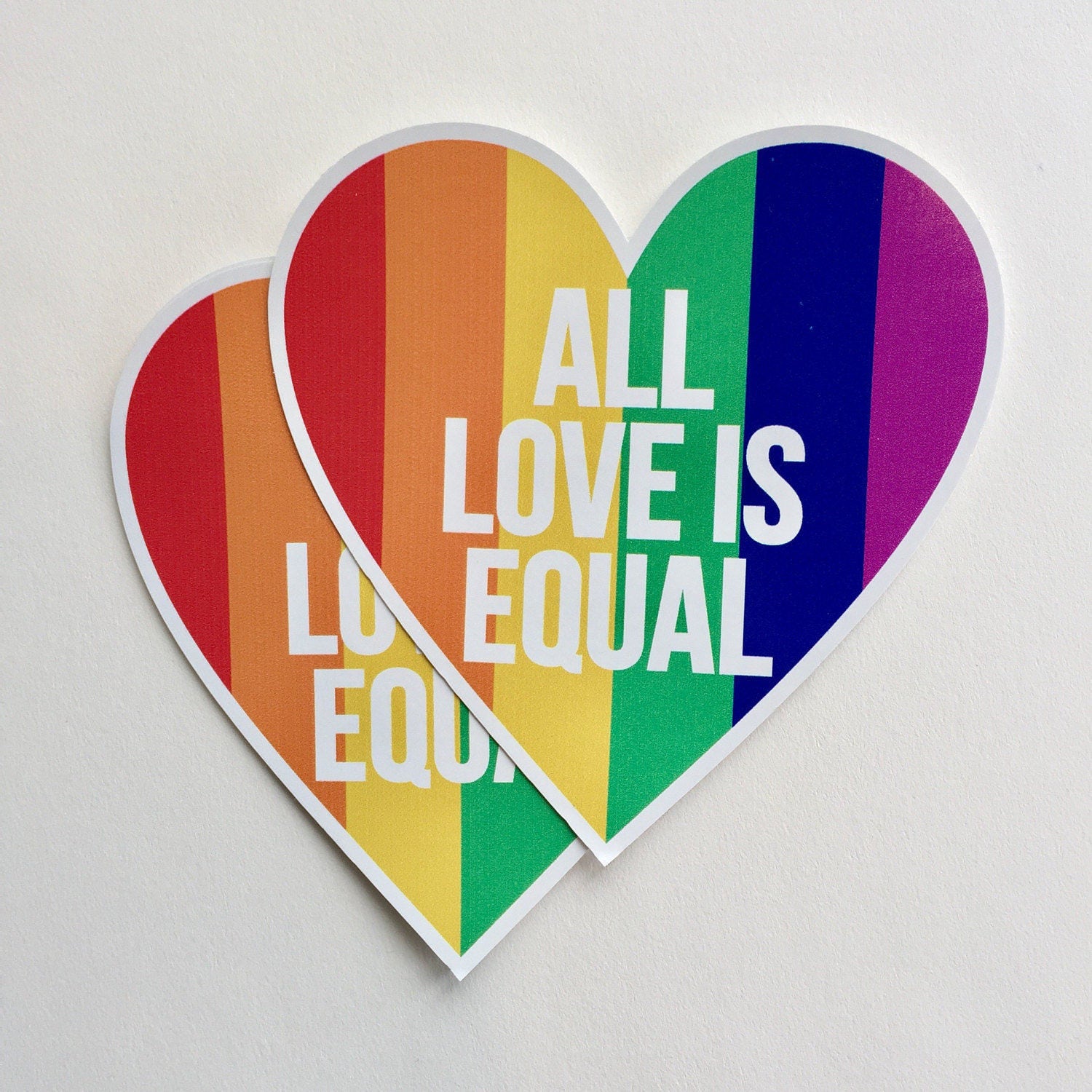 All Love Is Equal Lgbt Rights Equal Rights Vinyl Sticker