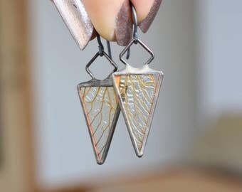 Prismatic Earrings - Cicada Wings