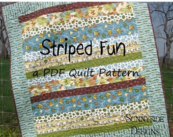 Layer Cake Quilt Pattern PDF File Stepping by SunnysideFabrics