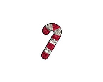 Mini Candy Cane Christmas Machine Embroidery Design-INSTANT DOWNLOAD
