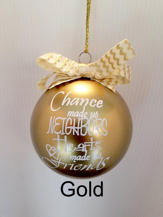 Neighbor gift Neighbor ornament Neighbor Christmas gift