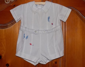 Sz. 6-12 mo. Vintage Boys Romper