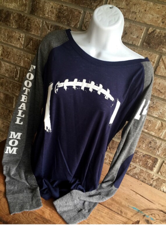 Football Laces T-Shirt Football mom shirt RUNS SMALL