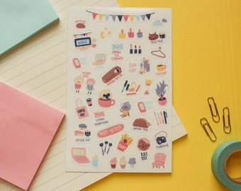 Human Taco ~ Planner stickers sheet