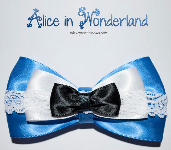 Alice in Wonderland Hair Bow