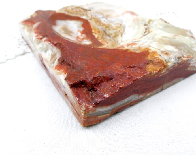 Vintage French Dark Red and White Veined Marble Stone Ashtray, Mid Century Decor, Retro Home Interior, Man Cave, Tobacciana, Smoking, Onyx Vintage French Dark Red and White Veined Marble Stone Ashtray, Mid Century Decor, Retro Home Interior, Man Cave, Tobacciana, Smoking, Onyx