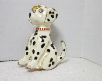 Dalmatian brooch | Etsy