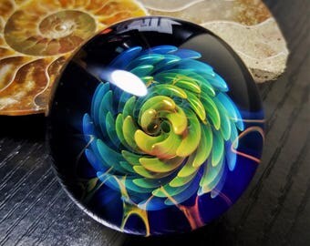 Blown Glass Marble by Jason Holley