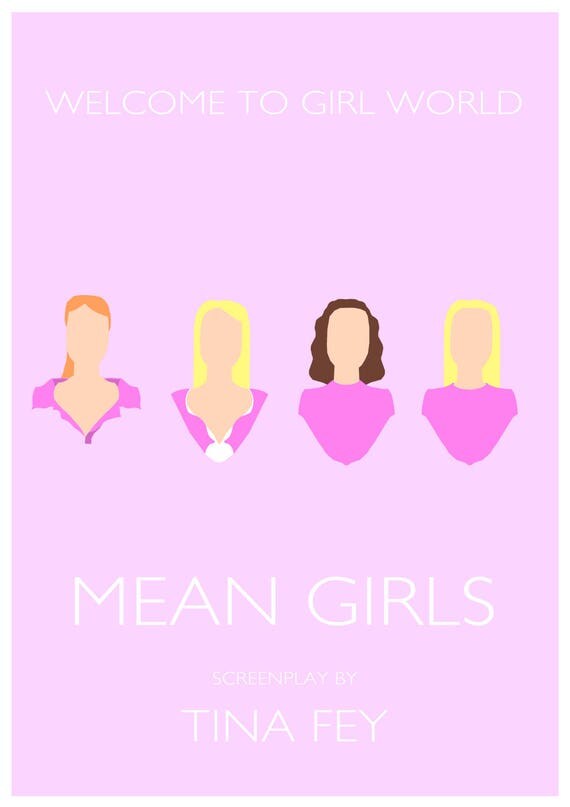 Mean Girls Minimal Movie Poster 2672