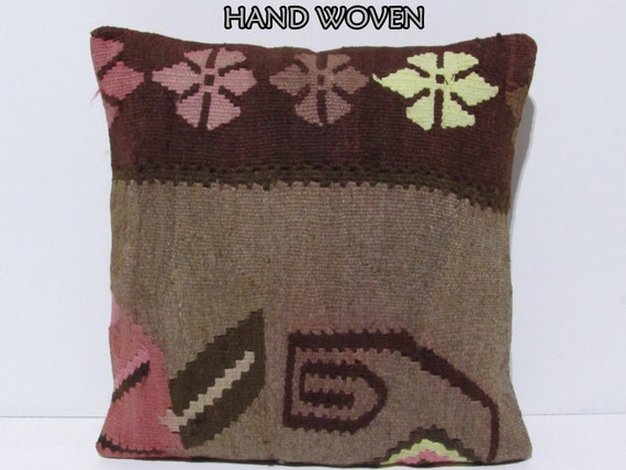 kilim pillow 18x18 kilim floor pillow bedroom pillow case