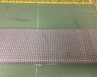 Purple mini plaids Fabric by the yard