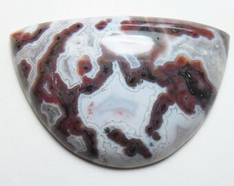 Beautiful la moteada agate cab (E2613)