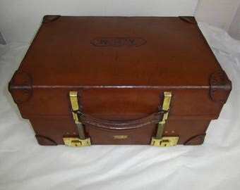 Revelation extendable case, 1950's Large Gladstone bag, doctors bag, 1930's,1940's luggage,Steampunk bag, suitcase