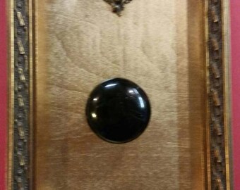 Vintage Porcelain Door Knob Framed Wall Decor