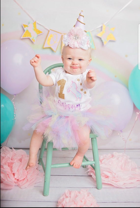 Unicorn Tutu set Unicorn Birthday Outfit Unicorn Dress