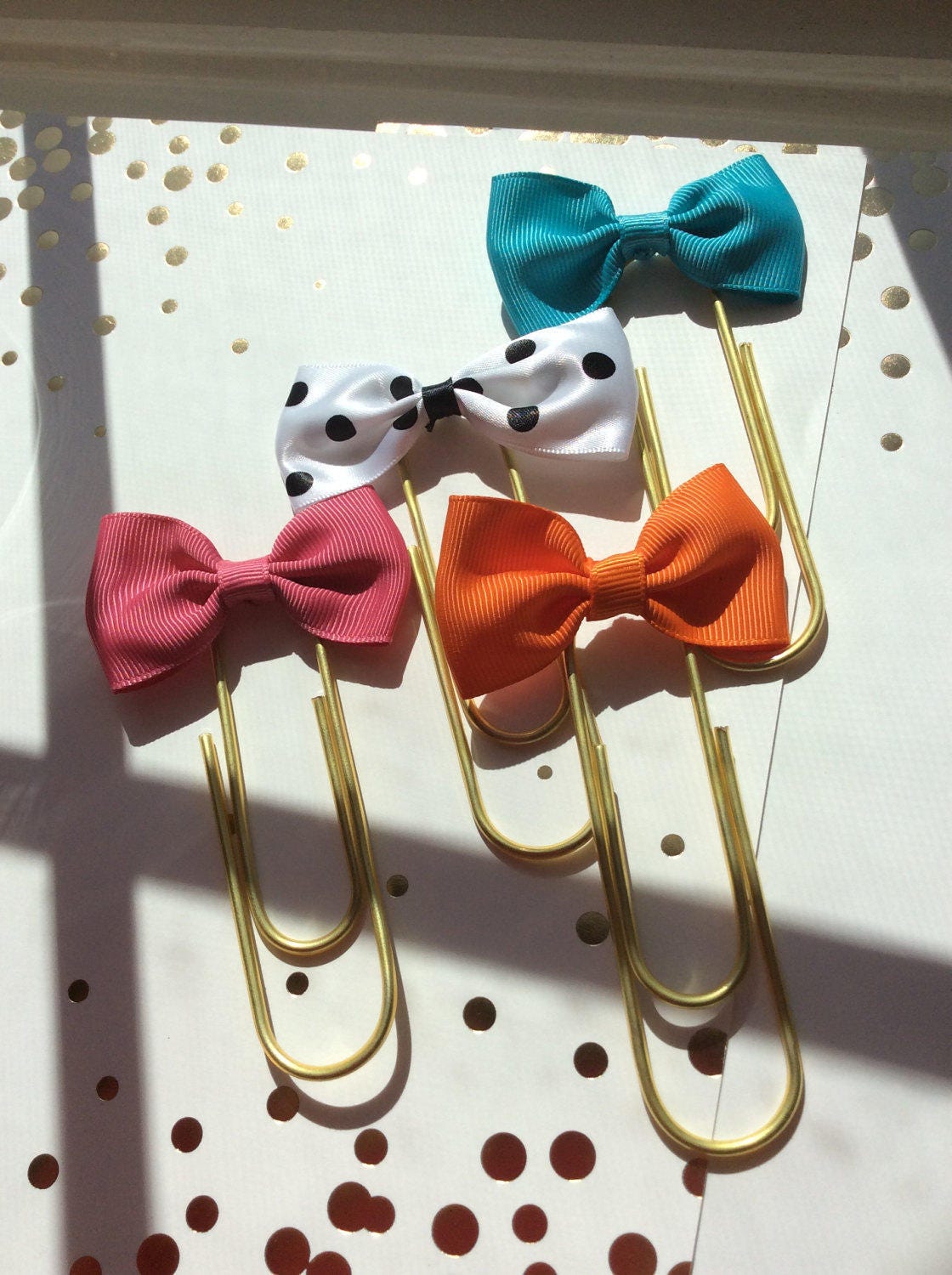 Planner Paperclips / Bow Bookmark