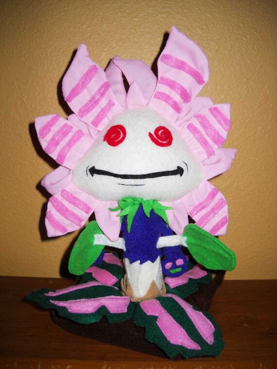 plants vs zombies royal hypno flower plush