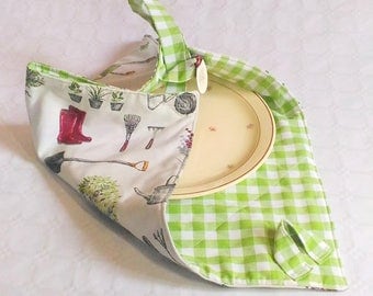 Cake carrier, dessert carrier, casserole carrier, cake, cake holder, food carrier, sac a tarte, gardener gift, grandmother gift, mimi gift,