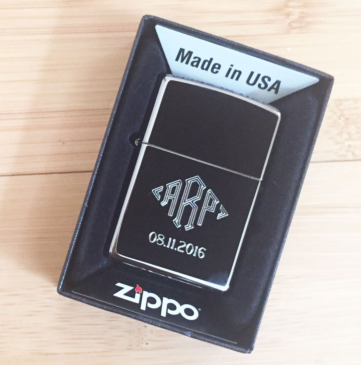 Personalized Zippo Lighter Custom Engraved by CustomizedGiftStore