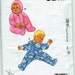 Baby Footed Sleeper, Kwik Sew 2919, Sewing Pattern, Snowsuit, Zipper Front, Ribbing Collar, Cuffs, Hood, Size Newborn to 18 Months, UNCUT