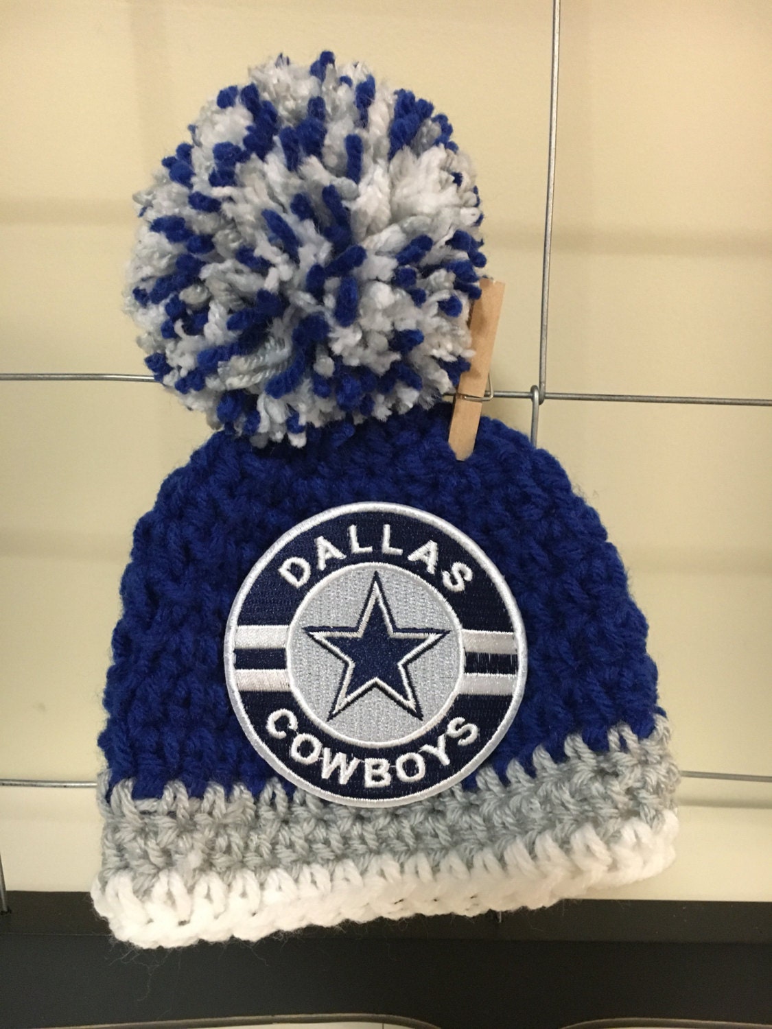 Dallas Cowboys baby hat Dallas Cowboys hats sized 0 3 6