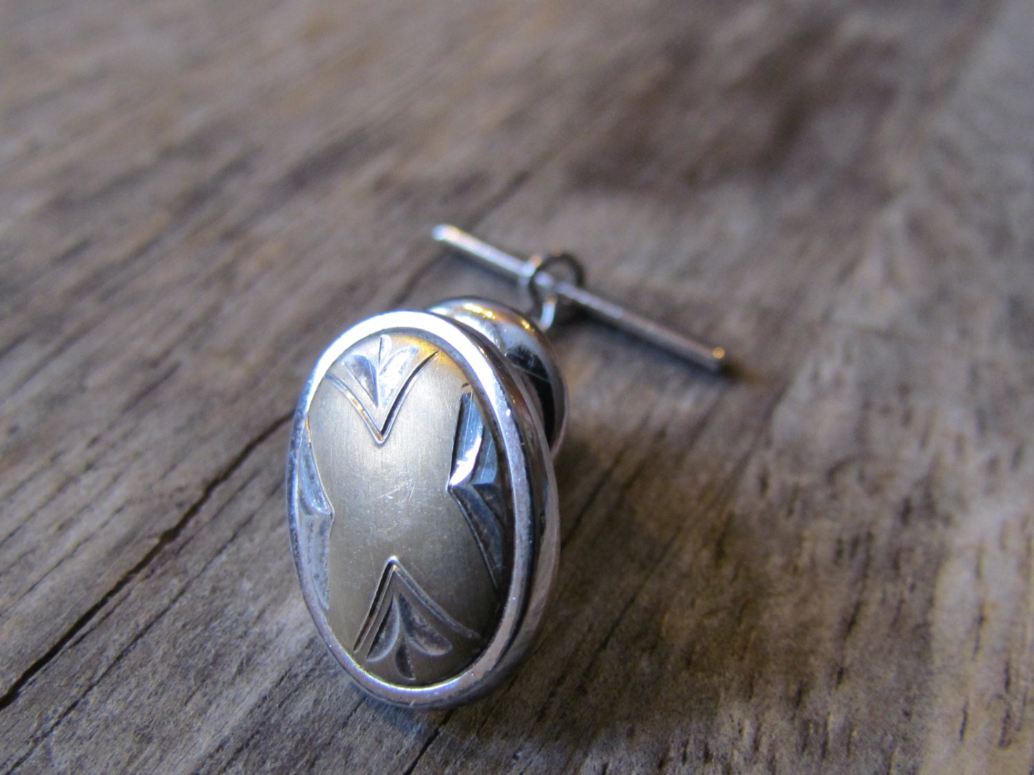 Vintage 1960's Sterling Silver Tie Tack Men's