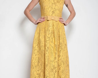  mustard  yellow  bridesmaid  dress  Etsy UK 