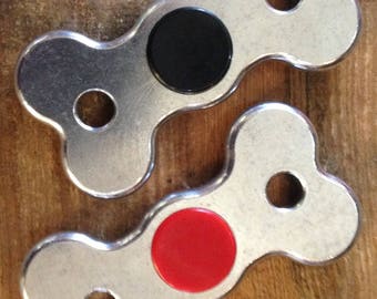 Dogbone Spinner Fidget, durable and beautiful aluminum, sensory toy, adhd aid, spins for over two minutes