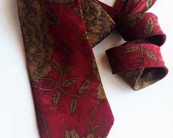 Vintage Christian le cravatte silk tie