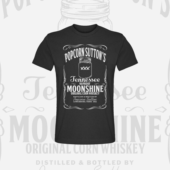 Popcorn Sutton's Original Moonshine Cotton by GRAPHICSTAMPEDE