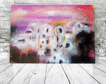 Abstract Painting, Abstract Art, Pastel Art, Abstract Wall Art, Large Wall Art, Canvas Art, Wall Art Canvas, Modern Art, Contemporary Art