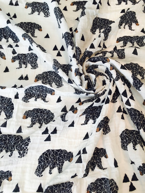 Bear constellation swaddle blanket