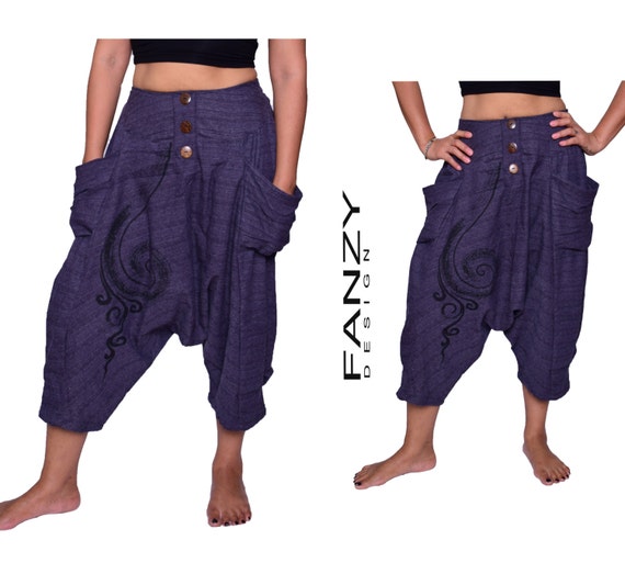 purple genie pants