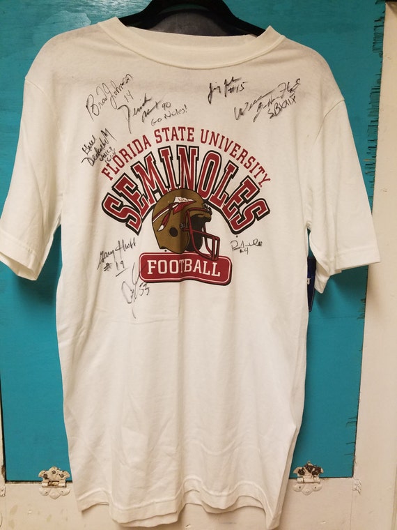 Autographed FSU tshirt. Brad Johnson William Floyd Corey