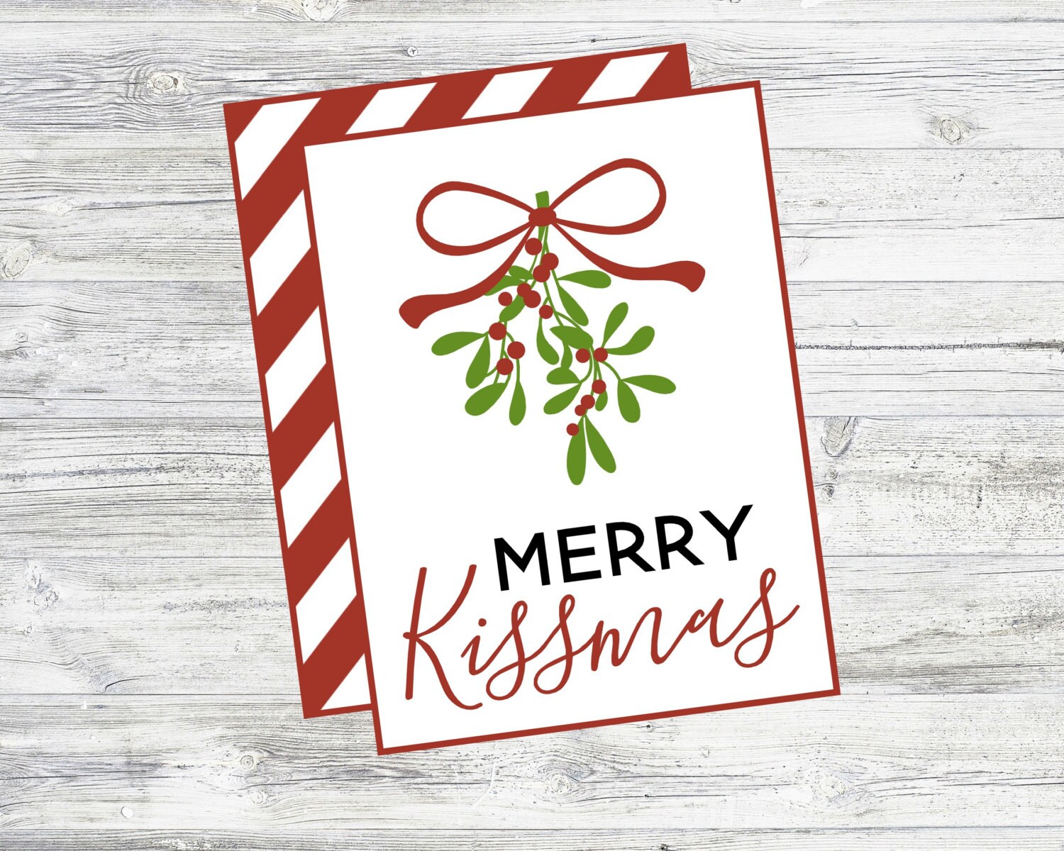 Merry Kissmas Gift Tag. Great Christmas Gift Tag To Pair With
