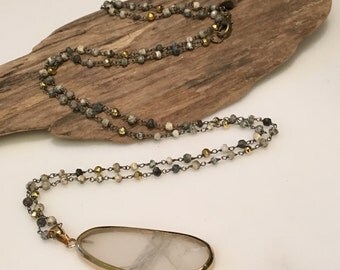 Collana Di Cristallo Curativo Con Ciambella A Cerchio Da 30mm - Foto 2